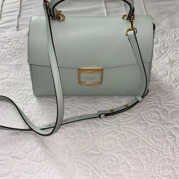 Kate Spade Mint Green Katy Medium Top Handel Satchel - Picture 10 of 12